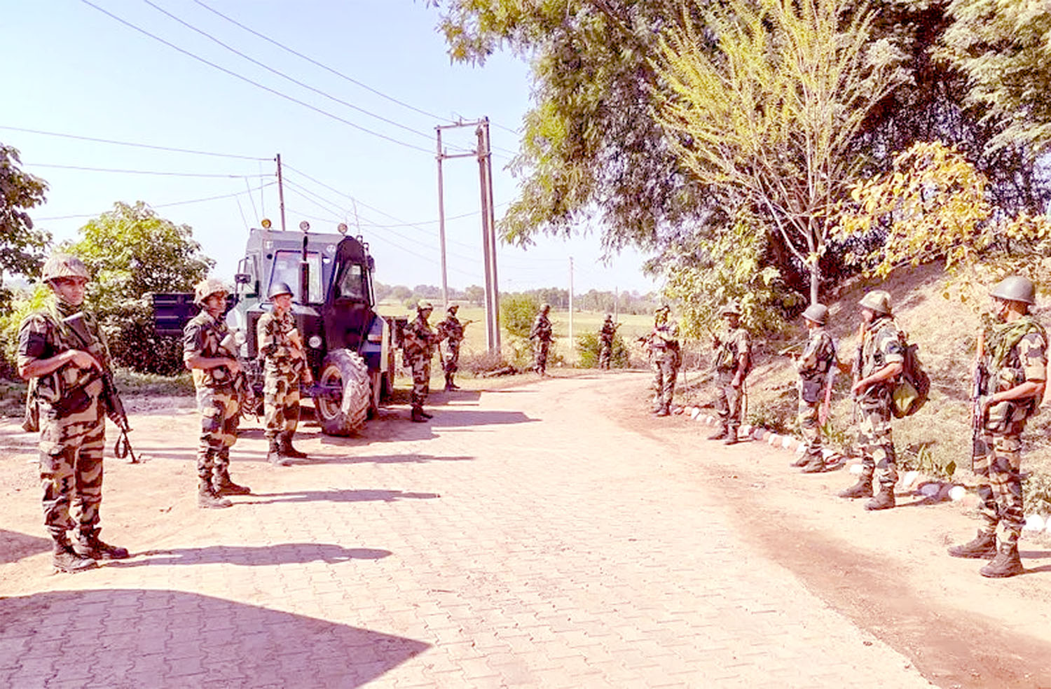 Pakistan violates ceasefire along LoC for third consecutive day.